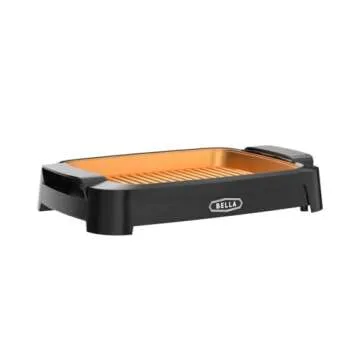 BELLA Indoor Smokeless Grill with 12x16 Nonstick Surface