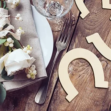 Unfinished Wooden Horse Cutouts for DIY Crafts