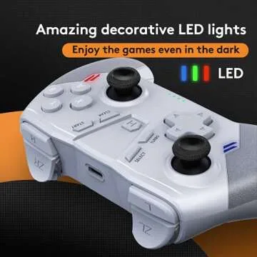 Uberwith Dual Vibration Wireless Game Controller for PC
