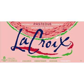 LaCroix Sparkling Water, Pasteque (Watermelon), 12 Fl Oz (pack of 8)