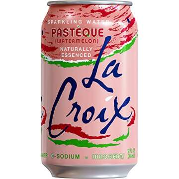 LaCroix Sparkling Water, Pasteque (Watermelon), 12 Fl Oz (pack of 8)