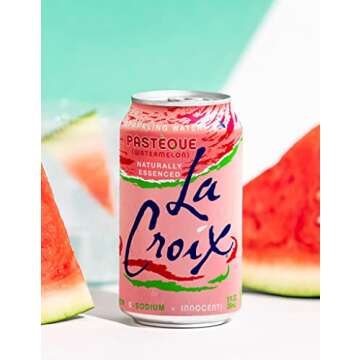 LaCroix Sparkling Water, Pasteque (Watermelon), 12 Fl Oz (pack of 8)