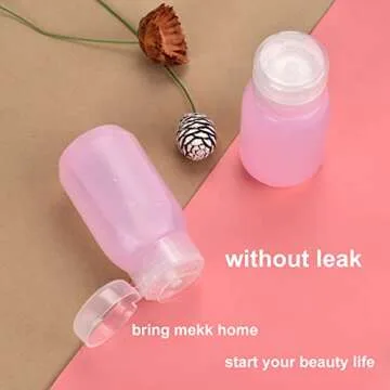 MEKK Acetone Pump Dispenser,Push Down Pump Dispenser Empty Alcohol Dispenser Push Down Nail Polish Remover Pump One-Touch Pump Bottle Dispenser for Nail Polish & Makeup Remover 2 Pack 200ML(6.8oz)