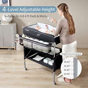 Sweeby Portable Baby Changing Table for Newborns