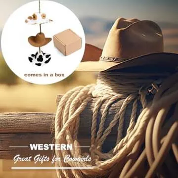 Cowboy Hat Car Charm - Cute Handmade Car Decor