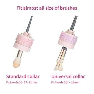 Electric Makeup Brush Cleaner Dryer Machine, USB Charging Portable Automatic Cosmetics Brushes Makeup Sponges Washing Cleaning Self-Drying Machine