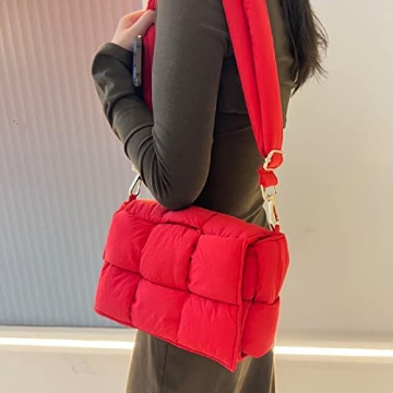 NAARIIAN Stylish Puffer Shoulder Bag for Women