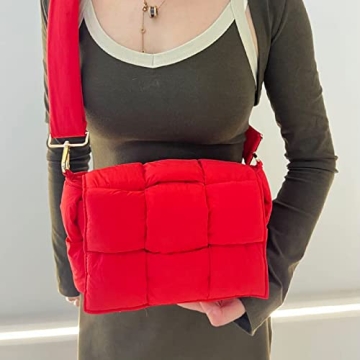 NAARIIAN Stylish Puffer Shoulder Bag for Women