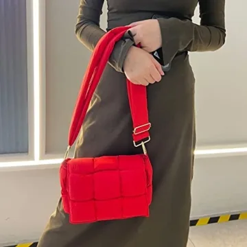 NAARIIAN Stylish Puffer Shoulder Bag for Women