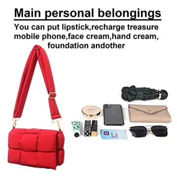 NAARIIAN Stylish Puffer Shoulder Bag for Women