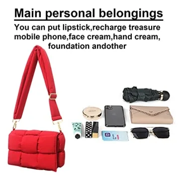 NAARIIAN Stylish Puffer Shoulder Bag for Women