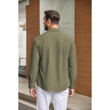 COOFANDY Men's Lightweight Casual Shirt Jacket for All Occasions