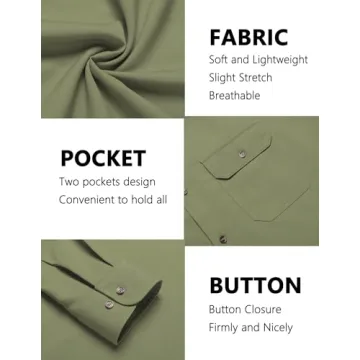 COOFANDY Men's Lightweight Casual Shirt Jacket for All Occasions