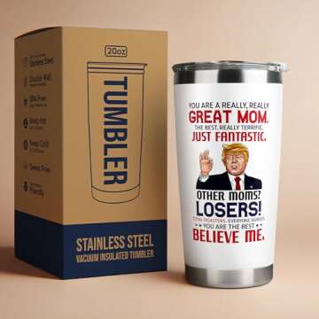 Stylish Stainless Steel Tumbler Gift for Moms - UMACVN
