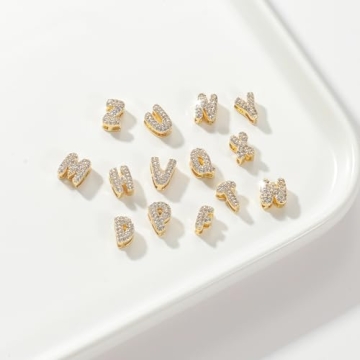 3D Bubble Name Necklace Personalize Gold Pendant Gift