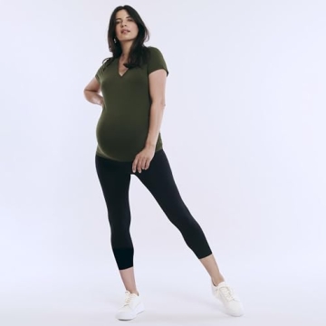 Motherhood Maternity Essential Stretch Cropped Legging