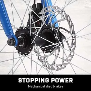 Mongoose Dolomite Fat Tire Mountain Bike, for Men and Women, 26 Inch Wheels, 4 Inch Wide Knobby Tires, 7-Speed, Adult Steel Frame, Front and Rear Brakes, Light Blue