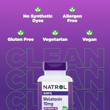 Natrol Melatonin Fast Dissolve Tablets for Restful Sleep