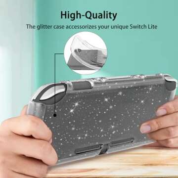 TIKOdirect Nintendo Switch Lite Case - Glittery Protection