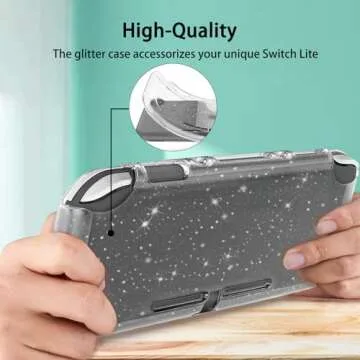 TIKOdirect Nintendo Switch Lite Case - Glittery Protection