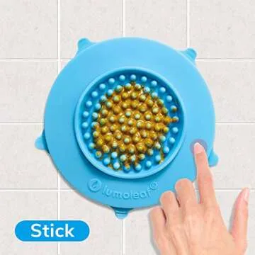 LumoLeaf Slow Feeder Lick Mat - BPA-Free Interactive Toy