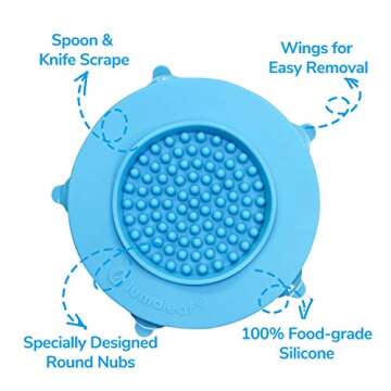 LumoLeaf Slow Feeder Lick Mat - BPA-Free Interactive Toy