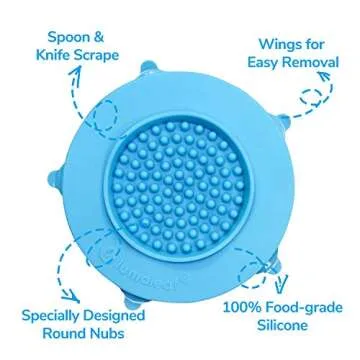 LumoLeaf Slow Feeder Lick Mat - BPA-Free Interactive Toy
