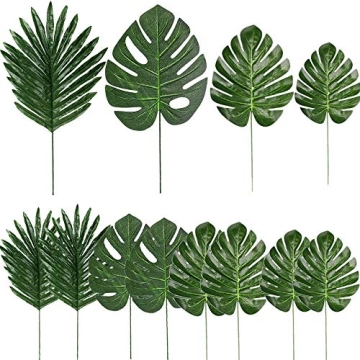 Giftown Tropical Palm Leaves - Perfect for Parties and Decor