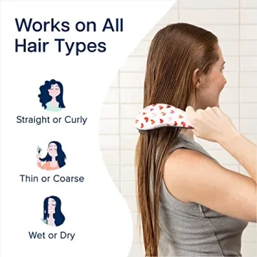 Crave Naturals Glide Thru Detangling Hair Brush for All Hair Types