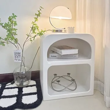 BOOMLATU 21.6" Modern Nightstand - Sleek & Functional Table