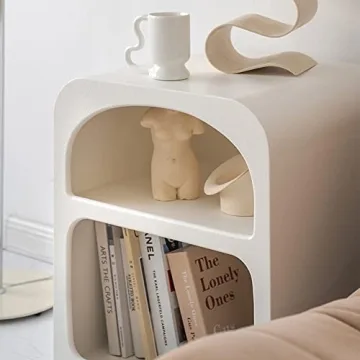 BOOMLATU 21.6" Modern Nightstand - Sleek & Functional Table