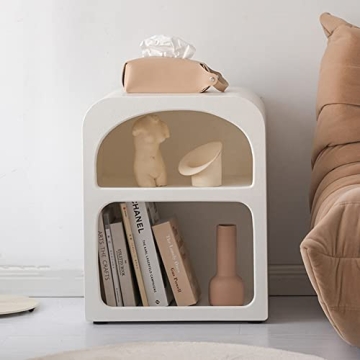 BOOMLATU 21.6" Modern Nightstand - Sleek & Functional Table