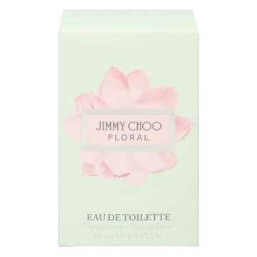 JIMMY CHOO Floral Eau de Toilette - Long Lasting Fragrance with notes of Nectarine, Sweet Pea & Musk - Fruity & Musky - 1.3 fl. oz.