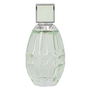 JIMMY CHOO Floral Eau de Toilette - Long Lasting Fragrance with notes of Nectarine, Sweet Pea & Musk - Fruity & Musky - 1.3 fl. oz.