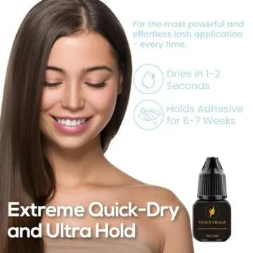 Venus Visage Professional Eyelash Glue - Quick Dry & Strong Bond