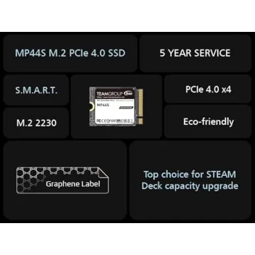 TEAMGROUP MP44S 1TB M.2 PCIe 4.0 SSD High Speed Upgrade