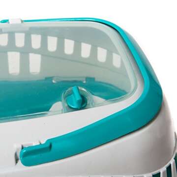 Portable Pet Carrier for Small Animals - Blue