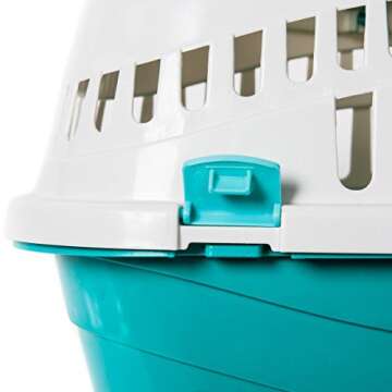 Portable Pet Carrier for Small Animals - Blue