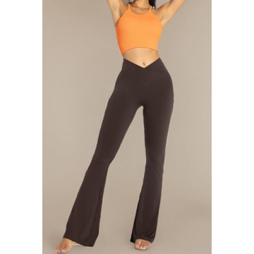 Sunzel Flare Leggings with Tummy Control for Women