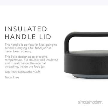 Simple Modern Food Jar Thermos for Hot Food | Reusable Stainless Steel Vacuum Insulated Leak Proof Lunch Storage for Smoothie Bowl, Soup, Oatmeal | Provision Collection | 12oz | Sweet Taffy