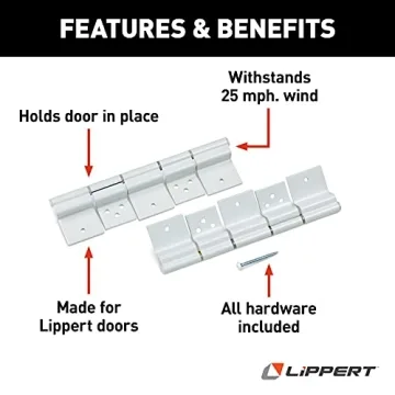 Lippert Friction Hinge Kit for RV Entry Doors Pack of 2