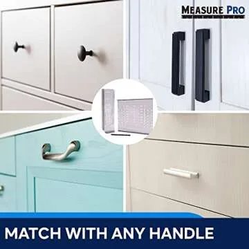 MeasurePro Cabinet Door & Drawer Hardware Installation Template Kit Made in The USA