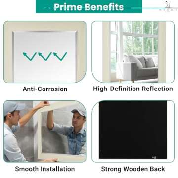 Naomi Home Oversized Floor Mirror Elegant Design