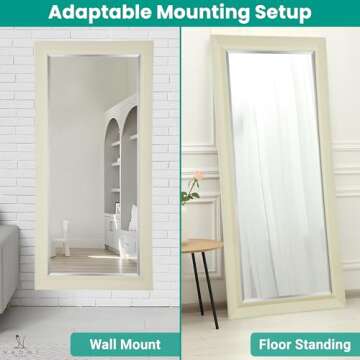 Naomi Home Oversized Floor Mirror Elegant Design