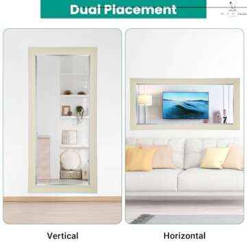 Naomi Home Oversized Floor Mirror Elegant Design