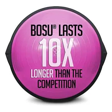 Bosu Home 25 Inch Gym Ball for Strength and Balance