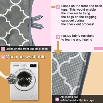 Eco-Friendly Reusable Grocery Bags - BeeGreen 6 Pack