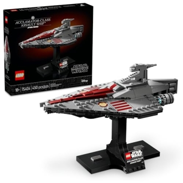 LEGO Star Wars: Attack of The Clones Acclamator-Class Assault Ship Building Set for Adults - Star Wa...