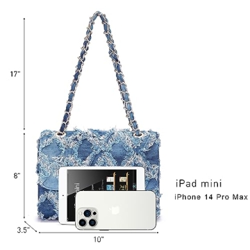 MKP Small Denim Crossbody Bag - Chic & Versatile Handbag