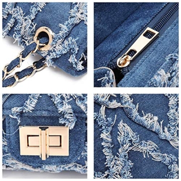 MKP Small Denim Crossbody Bag - Chic & Versatile Handbag